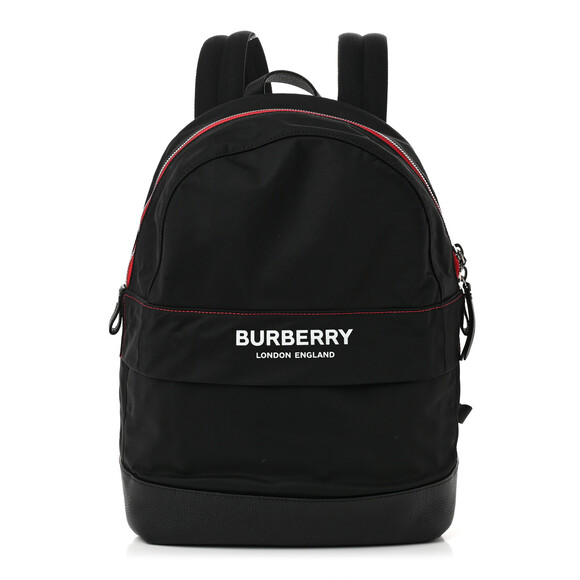 Burberry Nylon Medium Logo Backpack #182956B67B - Picture 1 of 11
